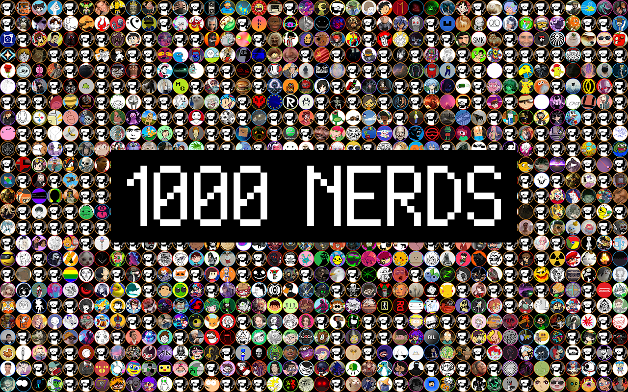 Promotional art for 1000 Nerds