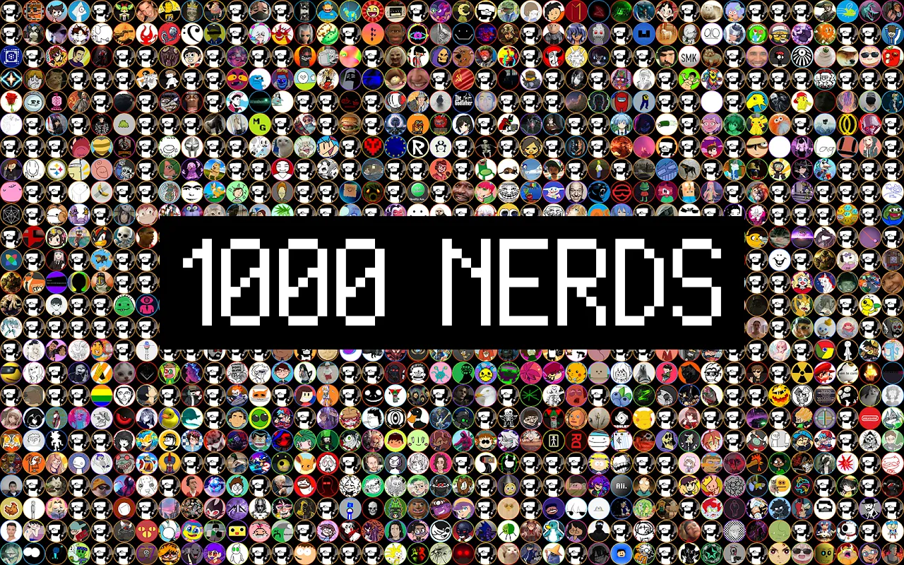 Promotional art for 1000 Nerds