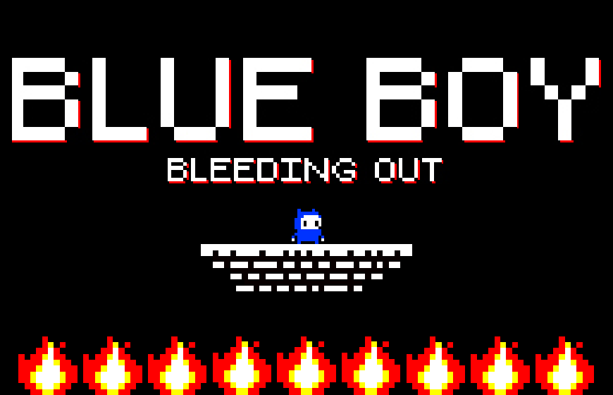 Promotional art for Blue Boy: Bleeding Out