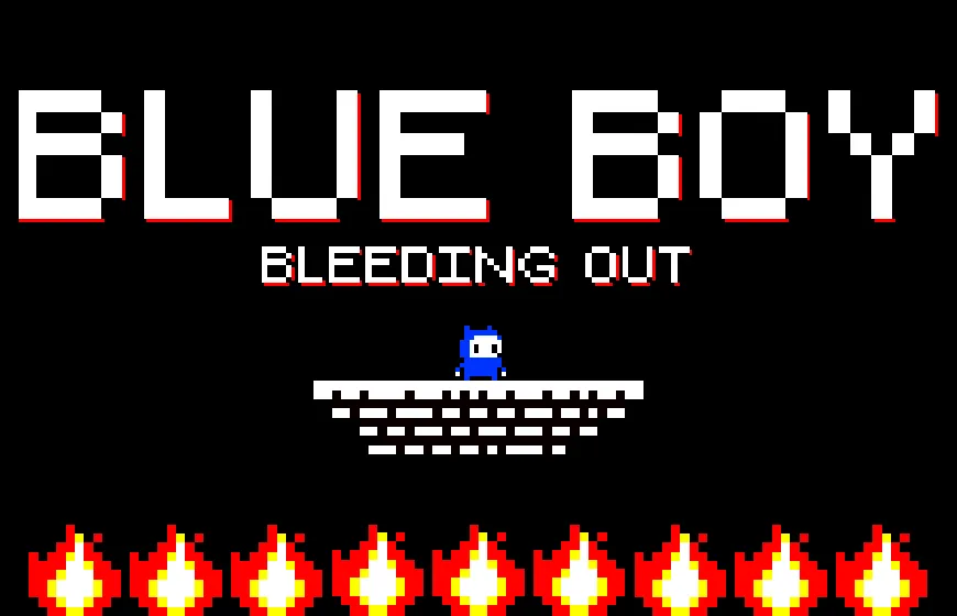 Promotional art for Blue Boy: Bleeding Out