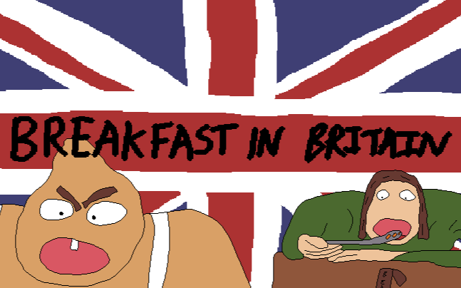 Promotional art for Breakfast in Britain