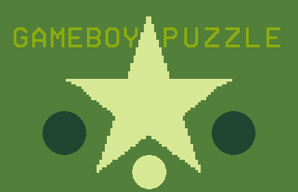 Promotional art for GAMEBOY PUZZLE