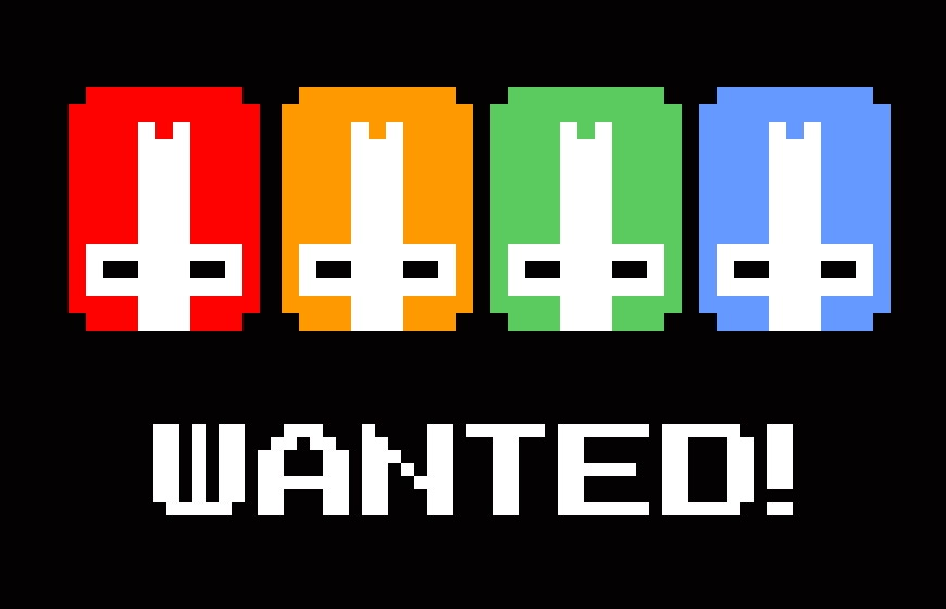 Promotional art for Wanted! Castle Crashers